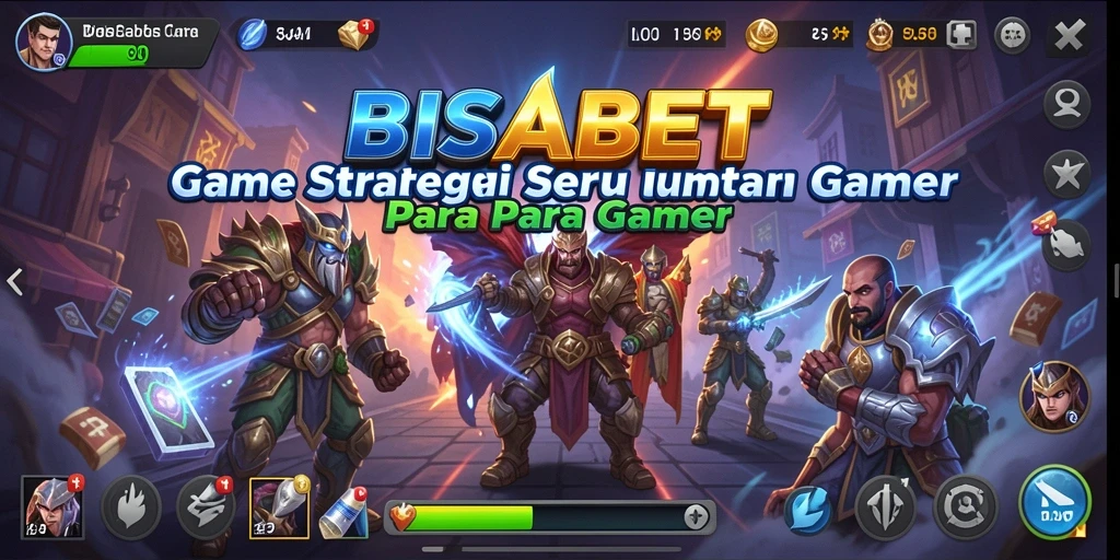Tampilan gameplay strategis BISABET yang menantang.
