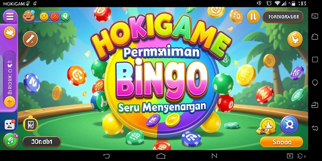 Screenshot HOKIGAME menampilkan keseruan permainan Bingo.