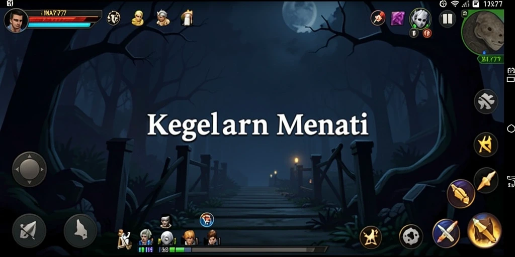 Tampilan gameplay Horror yang menegangkan dari INA777.