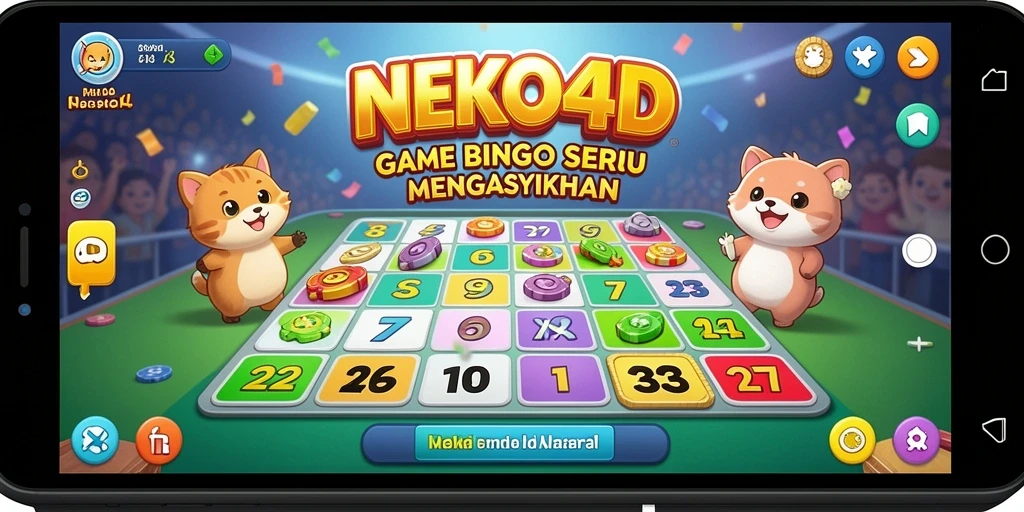 Screenshot gameplay <strong>NEKO4D</strong> menunjukkan keseruan saat bermain Bingo.