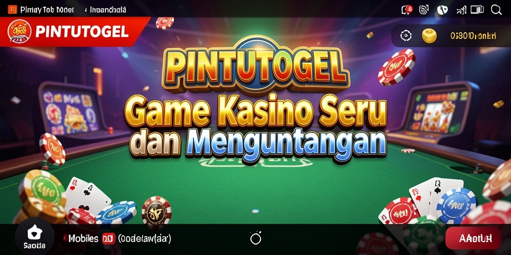 Tampilan gameplay seru dan interaktif di PINTUTOGEL.