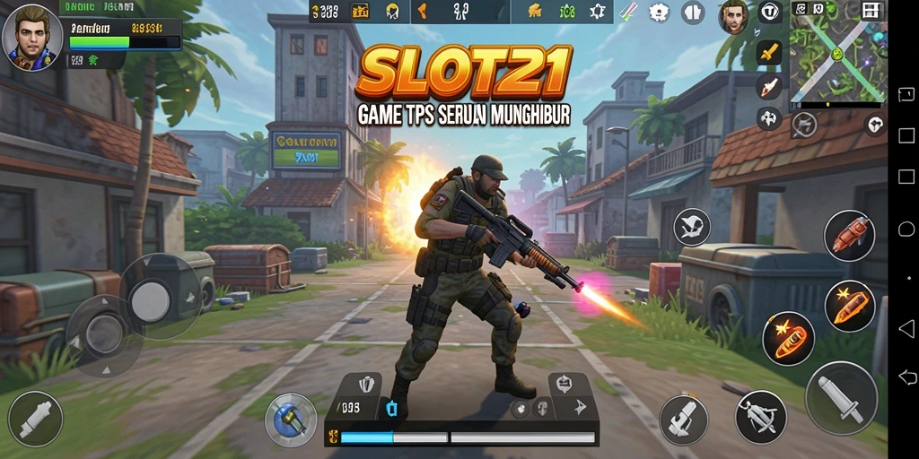 Penggambaran menarik dari gameplay SLOT21 dengan aksi seru.