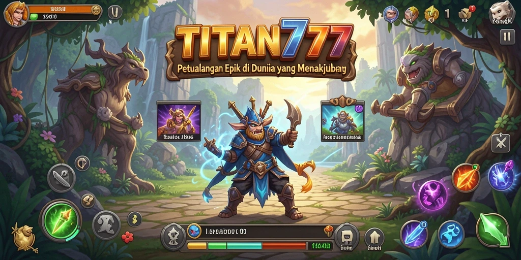 Gameplay seru dan penuh tantangan di TITAN777.