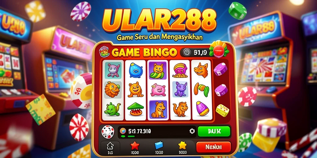 Tampilan gameplay ULAR288 yang seru dan penuh warna.